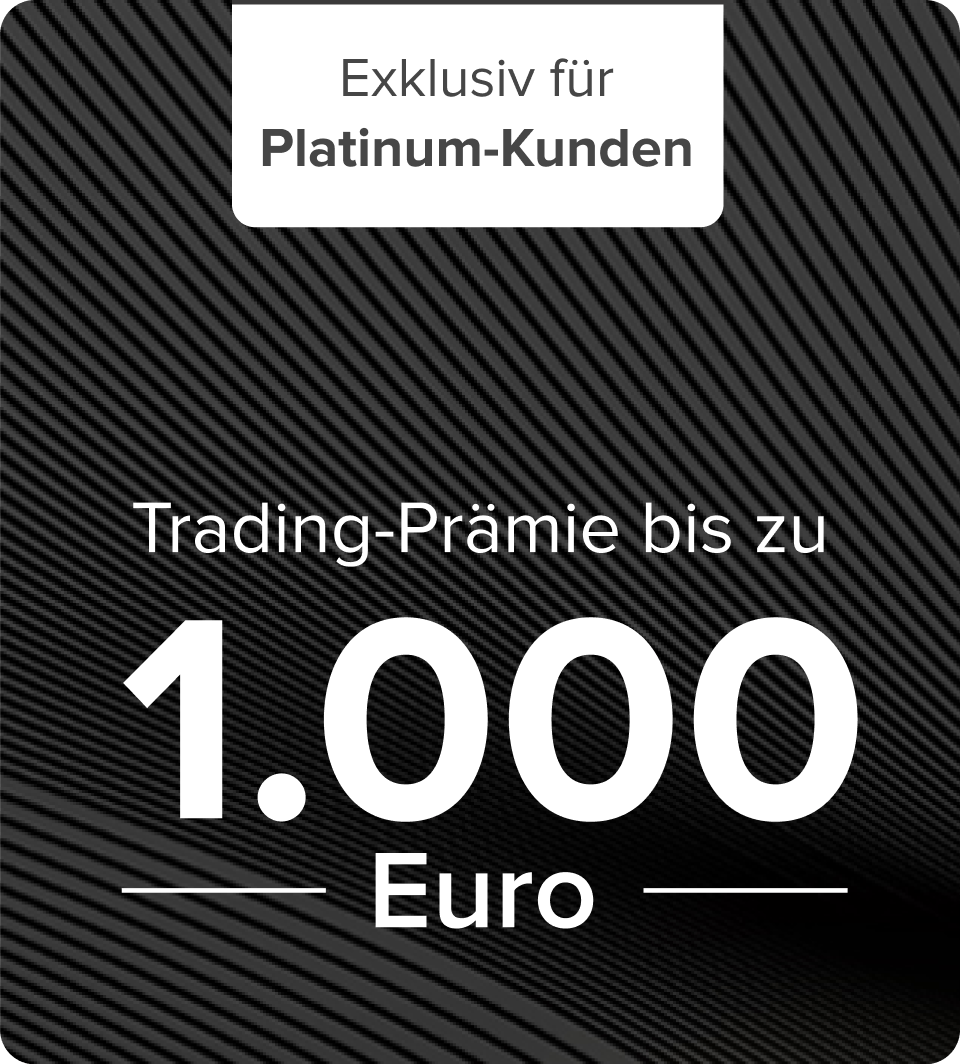 Trading Prämioe bis zu 1.000 Euro